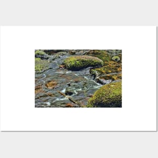 River Dart at Dartmeet Dartmoor. Posters and Art